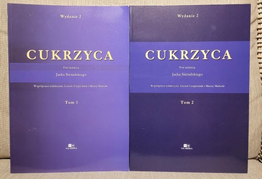 Zdjęcie oferty: Cukrzyca Tom 1-2 wyd. 2015-2016