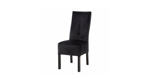 Zdjęcie oferty: TRZY Krzesła tapicerowane czarne BLAINE