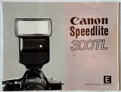 Zdjęcie oferty: Manual Instrukcja Canon Speedlite 300TL