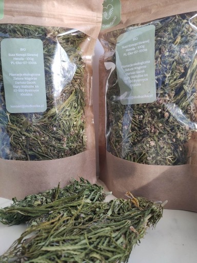 Zdjęcie oferty: Herbata Konopna Henola (100g) z ekologicznej plantacji