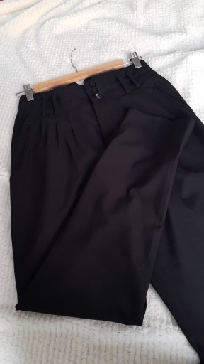 Zdjęcie oferty: Zara cygaretki czarne spodnie carrot XS S M 36 38