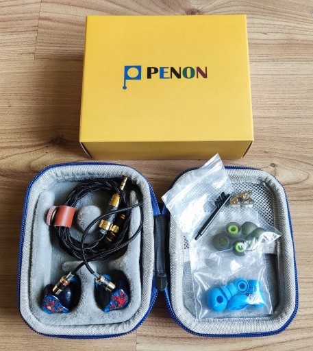 Zdjęcie oferty: Penon Fan 2 słuchawki dokanałowe IEM 2DD+2BA 