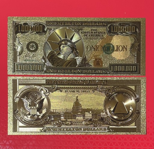 Zdjęcie oferty: Banknoty Pozłacane Statua Wolności typ 2