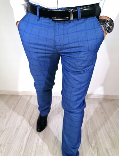 Zdjęcie oferty: Spodnie eleganckie w kratę nowe z metkami 