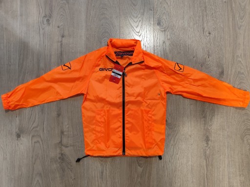 Zdjęcie oferty: Lekka kurtka ortalion przeciwdeszczowa Givova Rain trening chłopca nowa 3XS