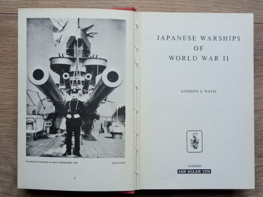 Zdjęcie oferty: Ian Allan - Japanese Warships of WWII