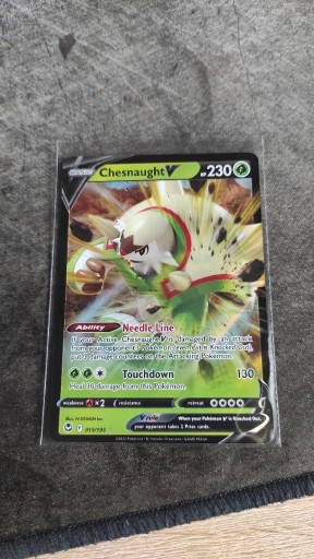 Zdjęcie oferty: Chesnaught V 015/195 Silver Tempest Pokemon