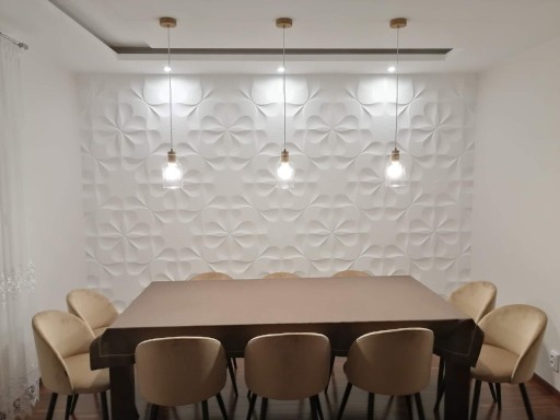 Zdjęcie oferty: Panel 3d ścienny gipsowy dekoracyjny OD RĘKI Fala