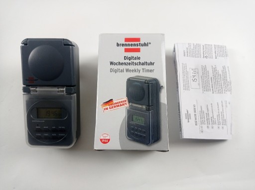 Zdjęcie oferty: Programator czasowy Brennenstuhl - IP44, 16A, 3500W