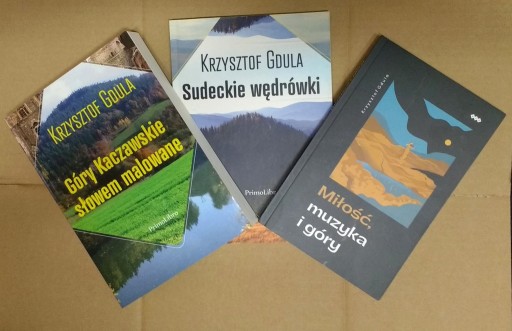 Zdjęcie oferty: Krzysztof Gdula, zestaw trzech książek