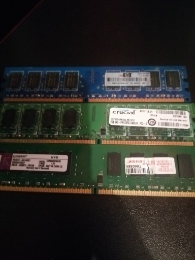 Zdjęcie oferty: Pamięć RAM ddr2 3x2 6gb