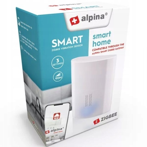 Zdjęcie oferty: ALPINA SMART HOME Inteligentny czujnik wibracji (Zigbee)