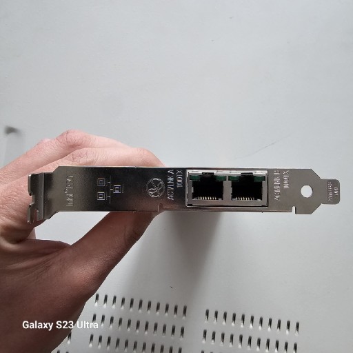 Zdjęcie oferty: INTEL PRO/100S Dual Port Server Adapter RETRO RJ45