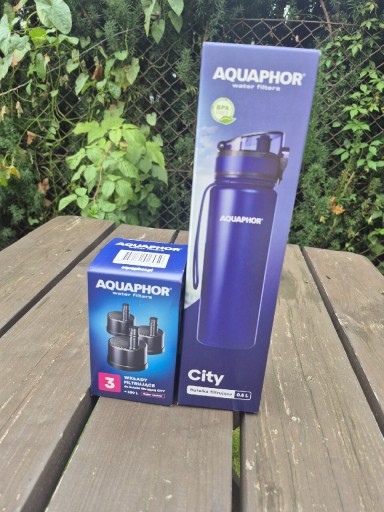 Zdjęcie oferty: Aquaphor City zestaw filtrów i butelka filtrujaca wodę dorosly dzieci 