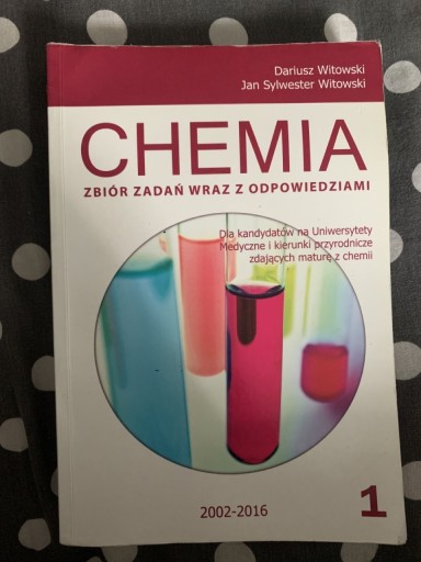 Zdjęcie oferty: Chemia 1 Witowski 2016 puste