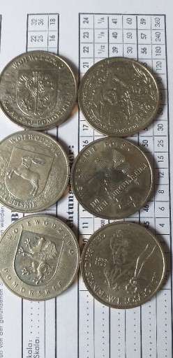 Zdjęcie oferty: zestaw 6 monet   okolicznościowych 2 zł 2004 