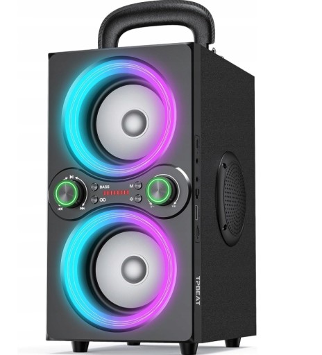 Zdjęcie oferty: Przenośny głośnik Bluetooth Bezprzewodowy RGB SUPER BASS TWS 100 dB 160W