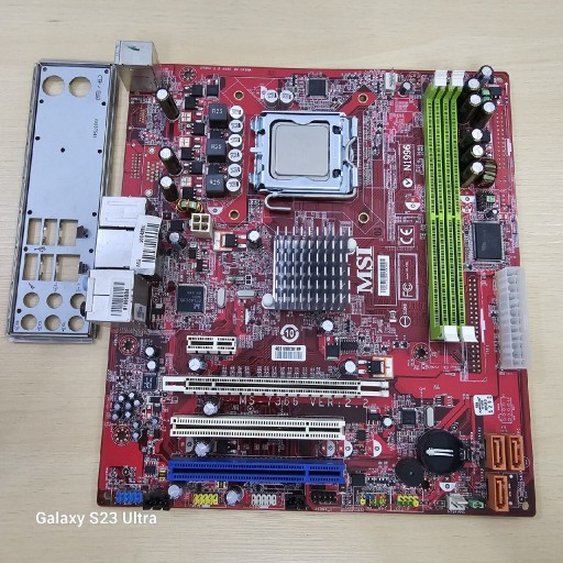 Zdjęcie oferty: Płyta główna MSI MS-7366 VER 2.2 LGA 775 DDR2 800MHz gratis Pentium 2.20GHz