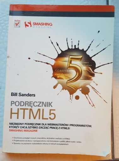Zdjęcie oferty: HTML 5 podręcznik