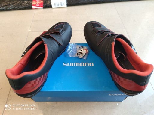 Zdjęcie oferty: Shimano ME3  buty rowerowe czarno pomarańczowe 49