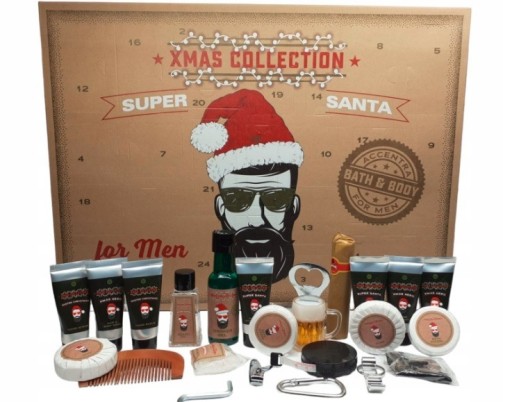 Zdjęcie oferty: NOWY kalendarz Super Santa zestaw kosmetyków
