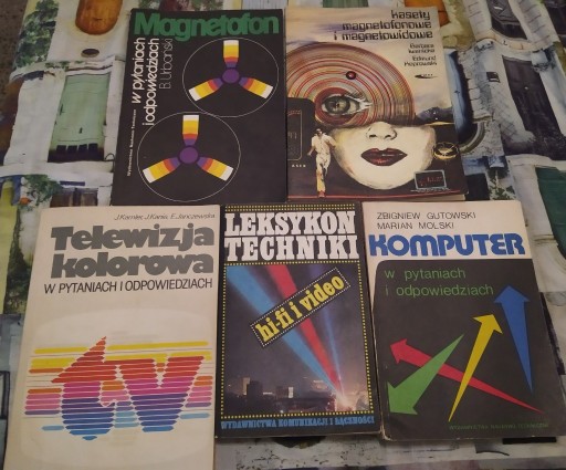 Zdjęcie oferty: 6 x RTV z PRL magnetowid magnetofon video hi-fi telewizja komputer kasety