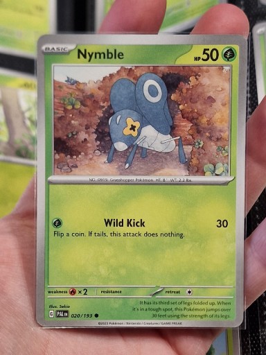 Zdjęcie oferty: Karta pokemon Nymble (PAL 020) Paldea Evolved 