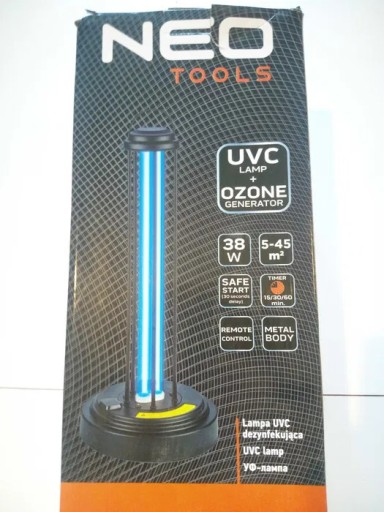 Zdjęcie oferty: Lampa UVC antybakteryjna, antygrzybicza, ozonowani