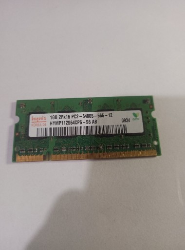 Zdjęcie oferty: Pamięć RAM DDR2 1GB