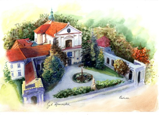 Zdjęcie oferty: Akwarela 21 x 30 cm kościoła św. Antoniego z Padwy