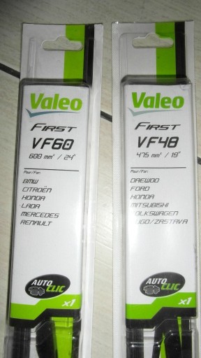 Zdjęcie oferty: Wycieraczki samochodowe Valeo First Kpl. VF60/48