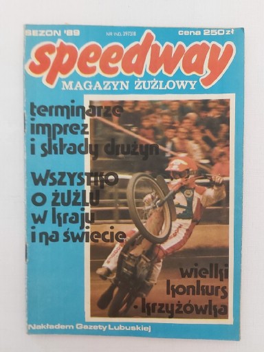 Zdjęcie oferty: Magazyn żużlowy Speedway Sezon '89