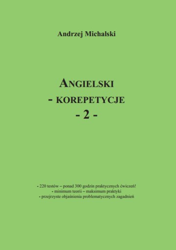 Zdjęcie oferty: Angielski-korepetycje 2, Andrzej Michalski