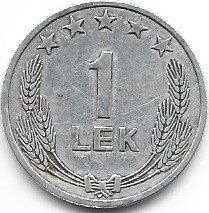 Zdjęcie oferty: Albania 1 lek 1964   