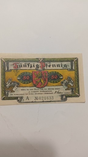 Zdjęcie oferty: 50 Pfennig 1921 rok Niemcy 