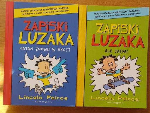 Zdjęcie oferty: Peirce Zapiski luzaka x 2: Ale jazda!, Natan znów