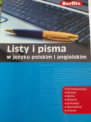 Zdjęcie oferty: Listy i pisma w języku angielskim