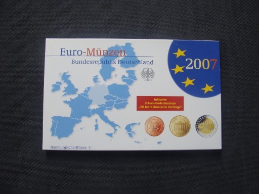 Zdjęcie oferty: NIEMCY - Euro - Munzen 2007 J + okolicznościowe