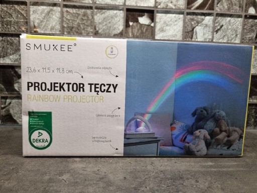 Zdjęcie oferty: Projektor tęczy lampka nocna Smukee