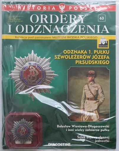 Zdjęcie oferty: Ordery I Odznaczenia DeAgostini 63 Odznaka 1. Pułk