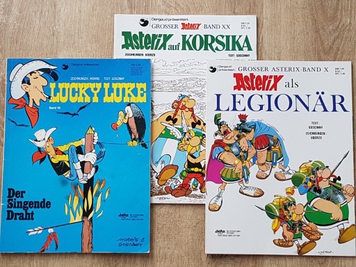 Zdjęcie oferty: 3 Komiksy z XX wieku ASTERIX i LUCKY LUKE