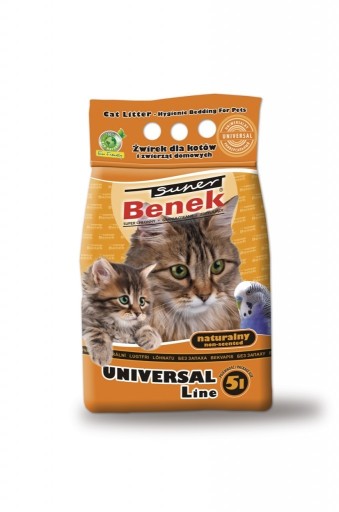 Zdjęcie oferty: Benek Żwirek Uniwersalny dla kota 5l