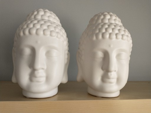 Zdjęcie oferty: Głowa buddy wys.15,5cm 2szt.komplet