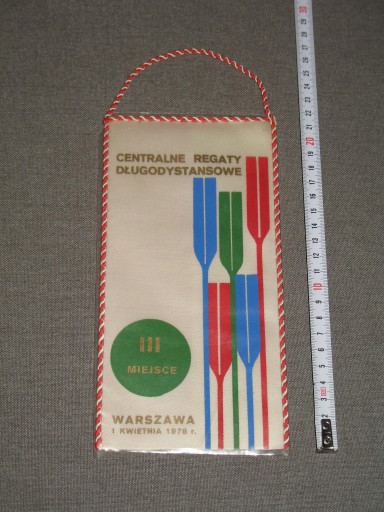 Zdjęcie oferty: Regaty wioślarskie Warszawa 1979 III miejsce