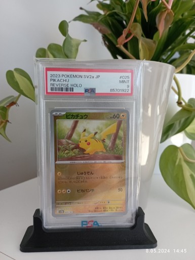 Zdjęcie oferty: Karta Pokemon. Pikachu Reverse Holo. PSA9 Mint.