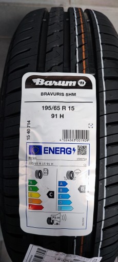 Zdjęcie oferty: 4x 195/65R15 Barum Bravuris 5HM 91H 2024r