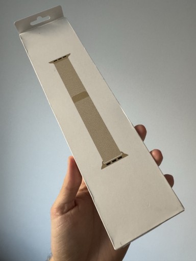 Zdjęcie oferty: Oryginalny Pasek Apple mediolański Steel Milanese Loop – Gold– 38/40/41 mm