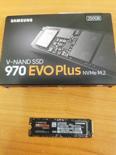 Zdjęcie oferty: Samsung 250GB M.2 PCIe NVMe 970 EVO Plus