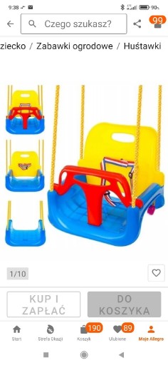 Zdjęcie oferty: NOWA Huśtawka 3w1 PREZENT ŚWIĘTA 