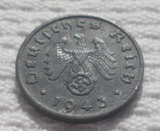 Zdjęcie oferty: III Rzesza 1 reichspfennig 1943 A Berlin